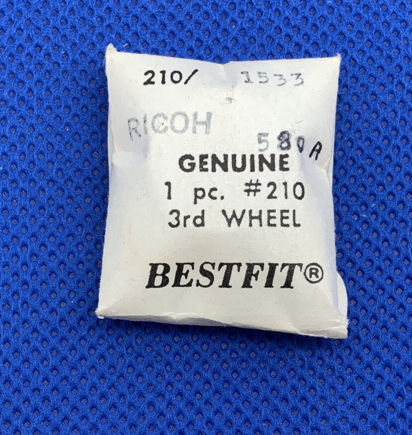 RICOH 580 A 210/1533 Third Wheel By Bestfit. Broken Seal. New Old Stock. 04-210
