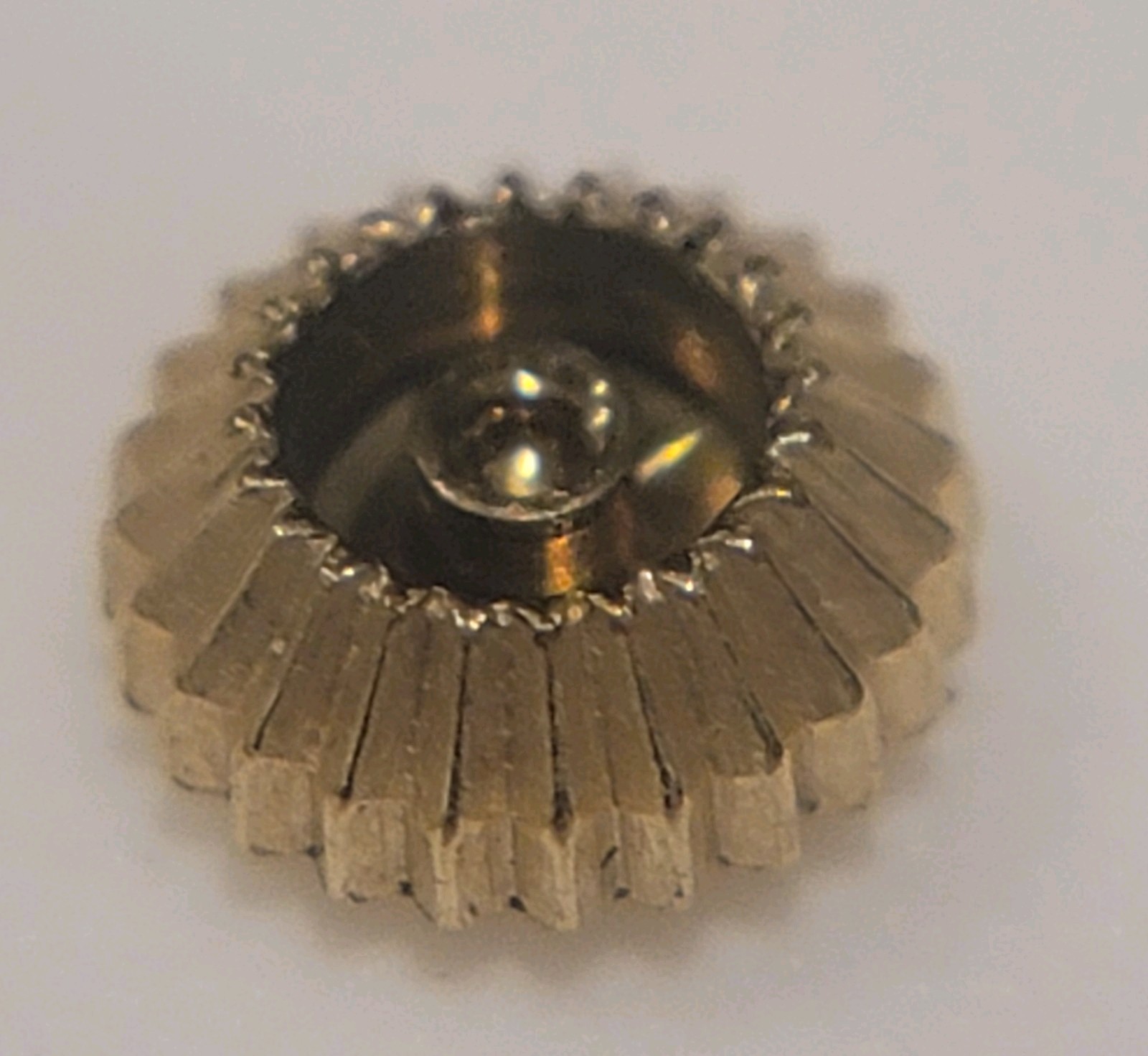 SB4-b8: 1/10 14k Wadsworth 12s 16s Pocket Watch Crown ~7.2mm -Tube 3.75mm -Tap 3