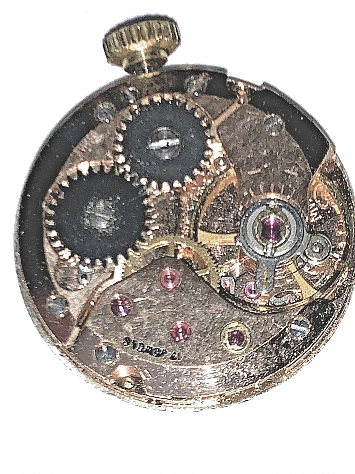vintage Ladies Garrard Incabloc 17Jewel dial & movement only, PARTS