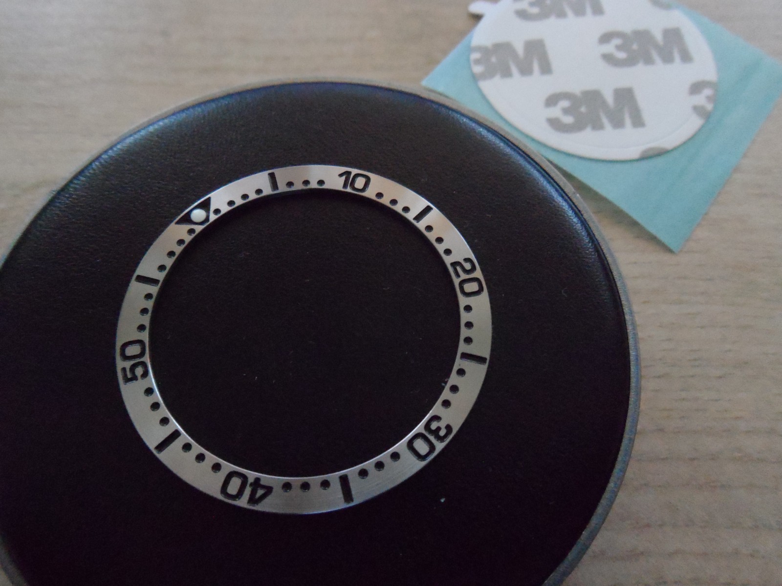 Flat Steel Bezel Instert for Seiko SKX SRPD Stainless Steel insert+Adhesive Ring