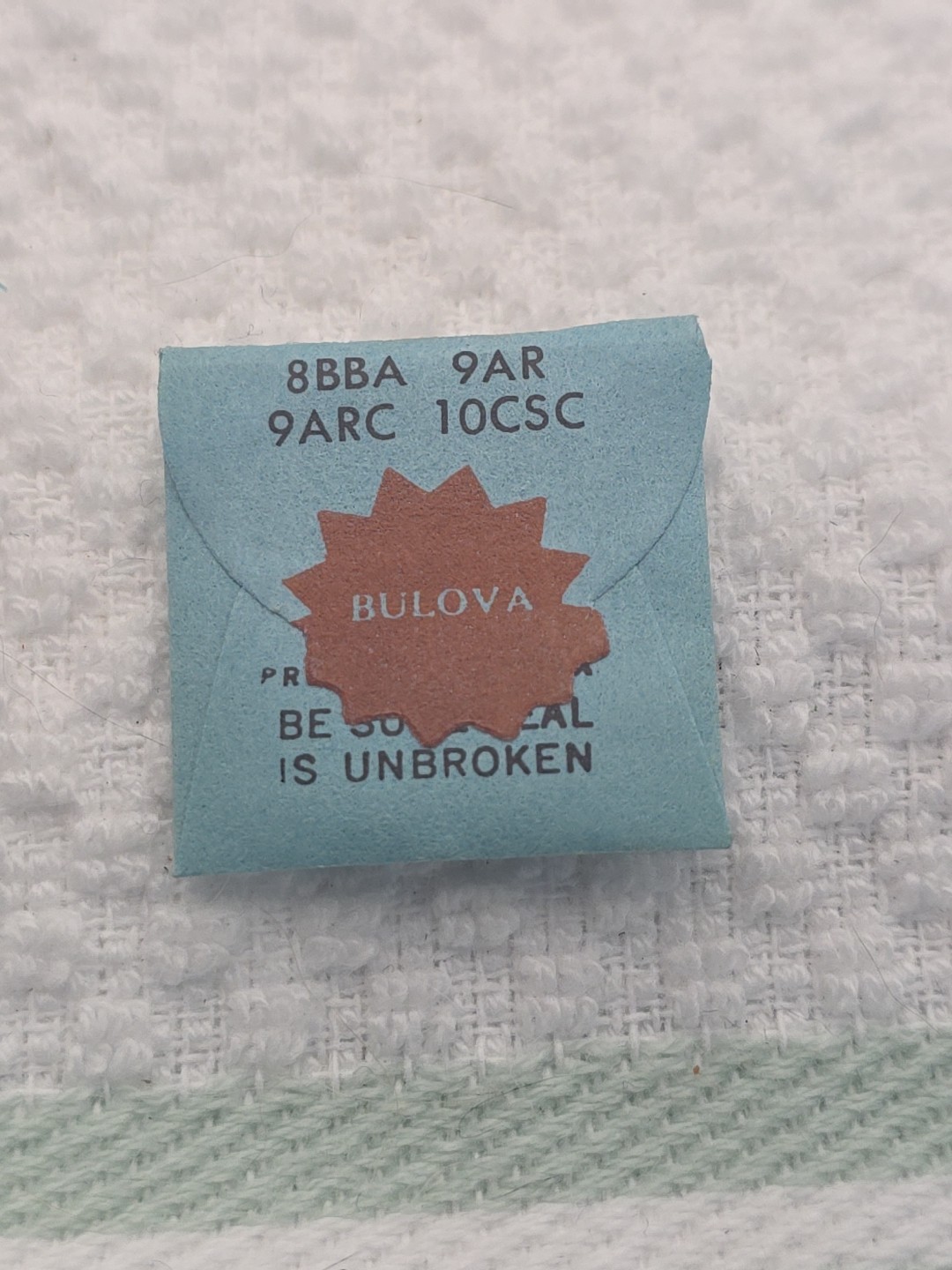 Bulova 1 Alternating Disc Lever 10CMC #357 NOS
