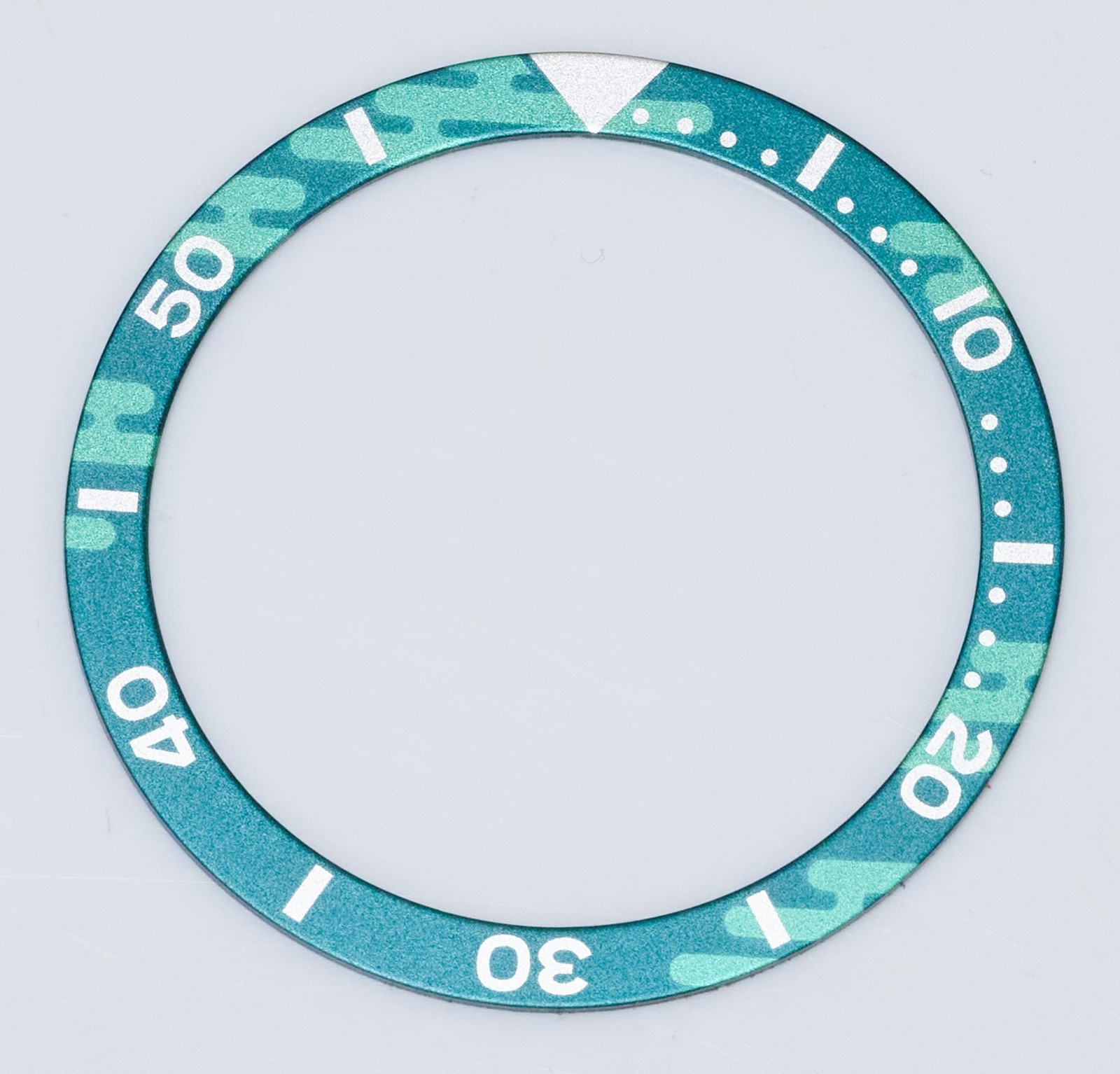 38mm Camo Style Flat Watch Case Bezel Insert Part Aluminium Camouflage SKX New