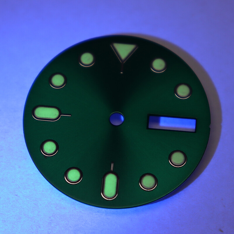 28.5mm Watch dial parts Modifying Seiko SKX007 Diver Mod Week, calendar For NH36
