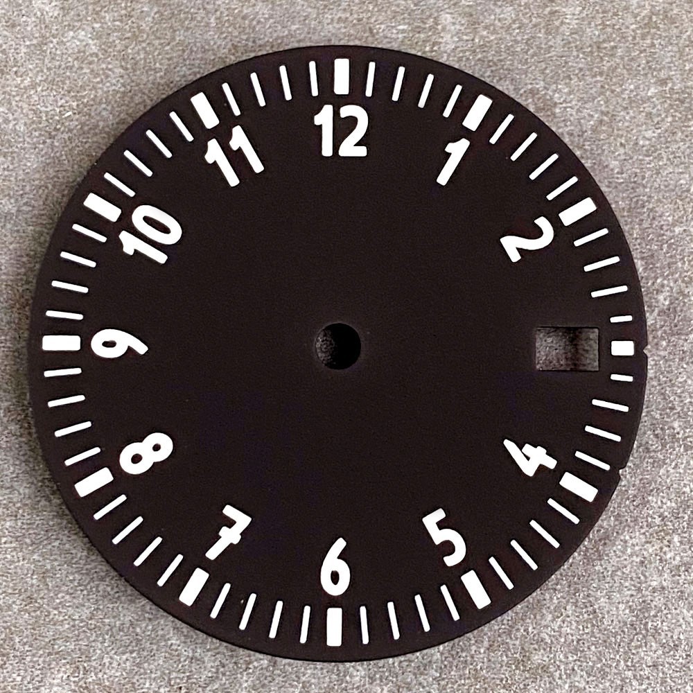 Black White Blue 29mm Sterile Watch Dial fit NH35 NH38 NH70 NH71 NH72 Movement
