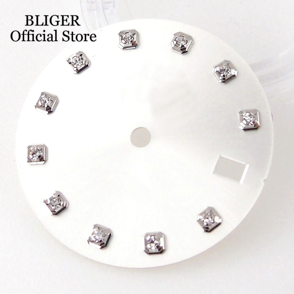 29mm Watch Dial Watch Face Fit NH35A NH36A Automatic Movement Diamond Index Date
