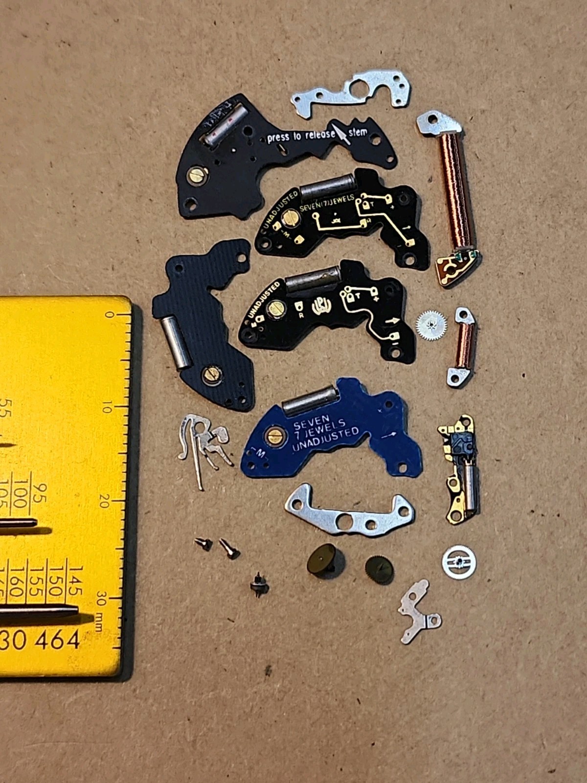 Lot Of Mixed NOS Circuits Coils Quartz Watch Movement Parts Repairs Spares