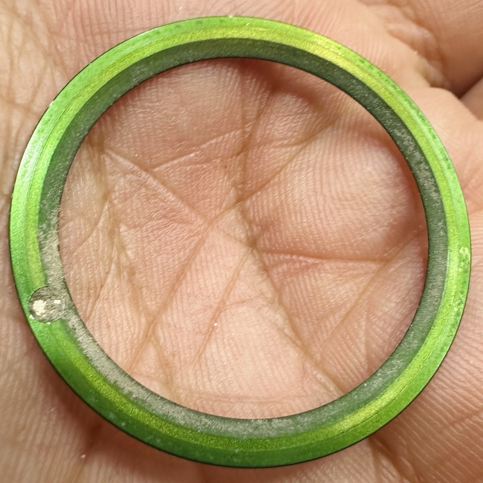Rolex Green Kermit Insert For Submariner Model Ref 16610 LV