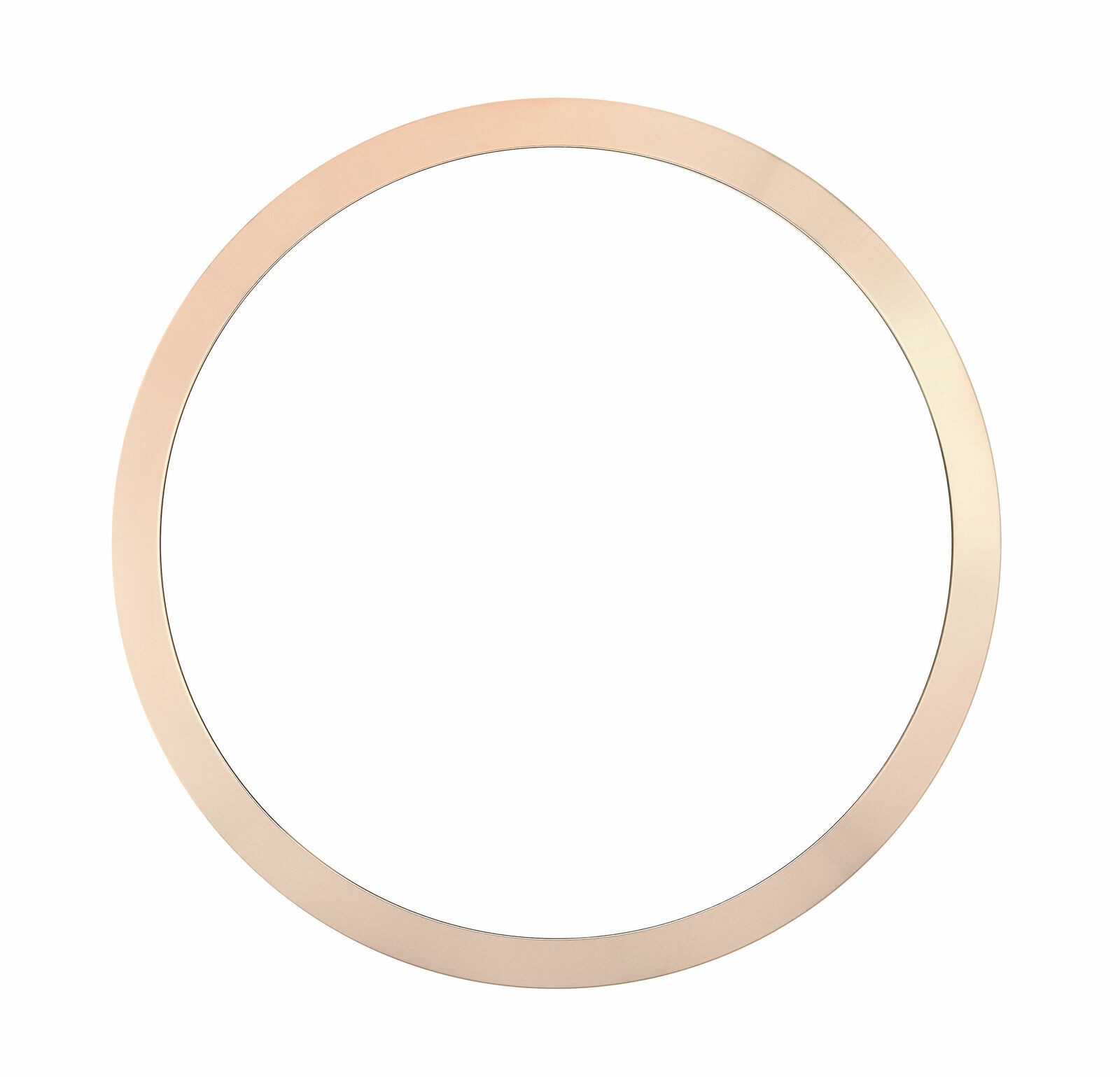 14K ROSE GOLD SMOOTH BEZEL WATCH PART FOR ROLEX DATE WATCH 15200, 15210, 15233