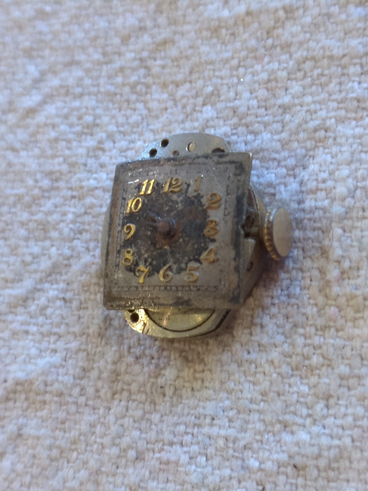 Lot of 9 LADIES WATCH MOVEMENTS For PARTS REPAIR. Hamilton, Bulova, Lady Elgin.