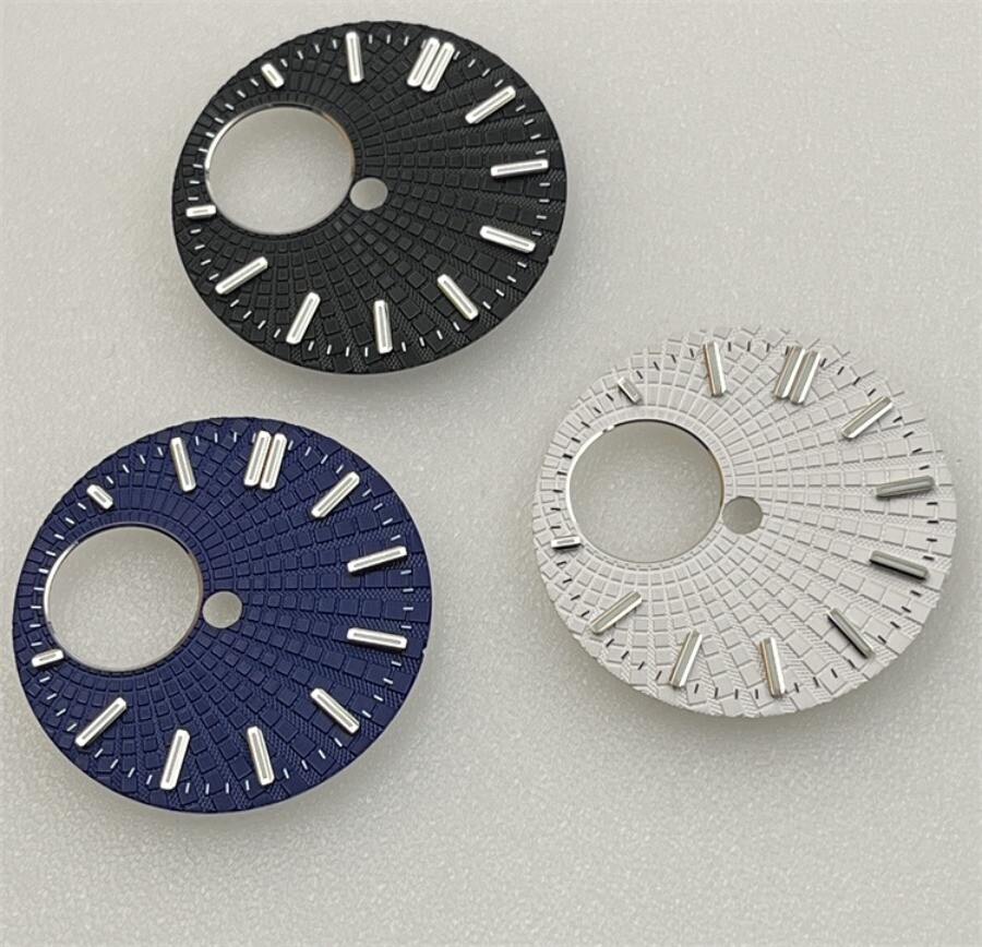 28.5mm NH38 Dial Openworked Dial Green Luminous for NH34/NH38 Movement