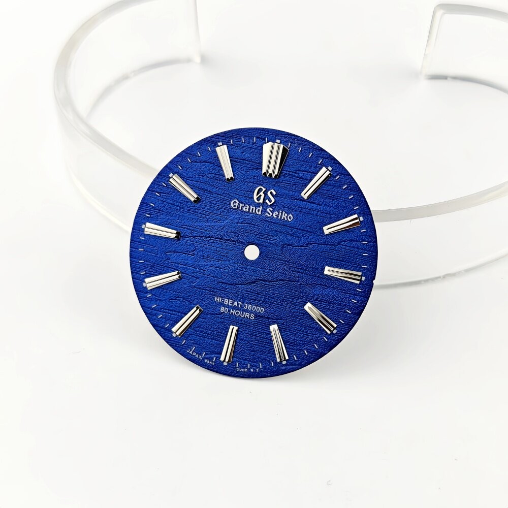 33.5mm Horizontal stripes Watch Dial No Lume for Nh35 Movement Watch Parts