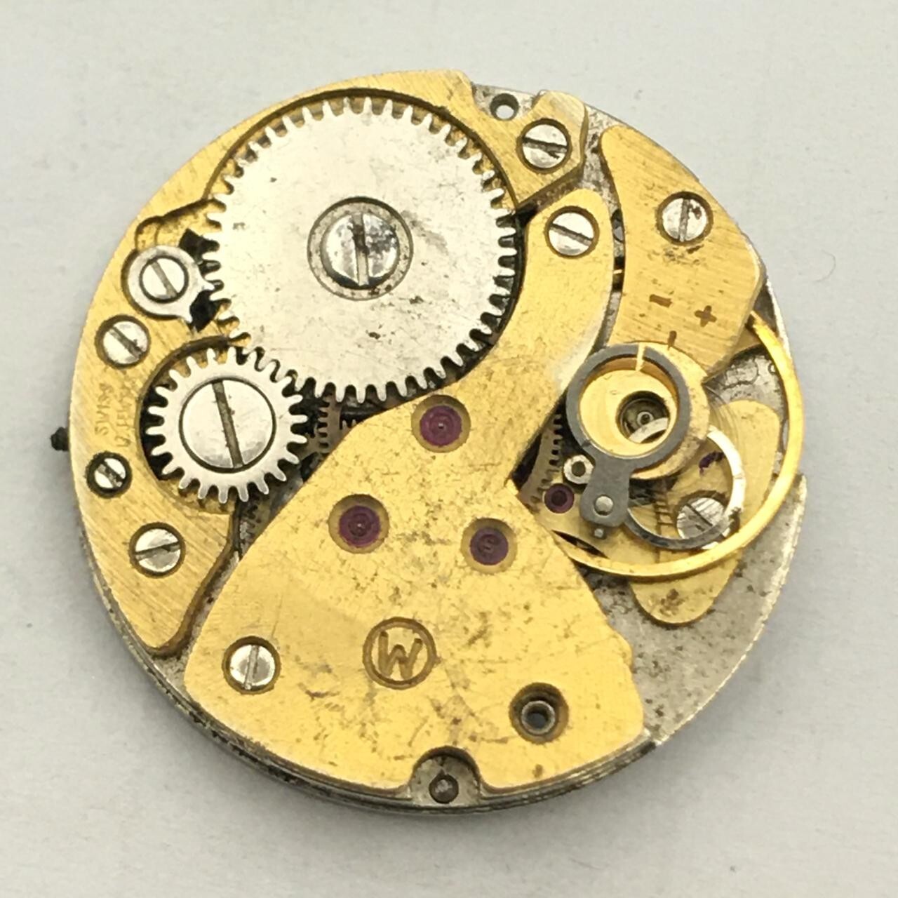 West End Watch Cal.FHF-676 Manual Winding Watch Movement For Parts