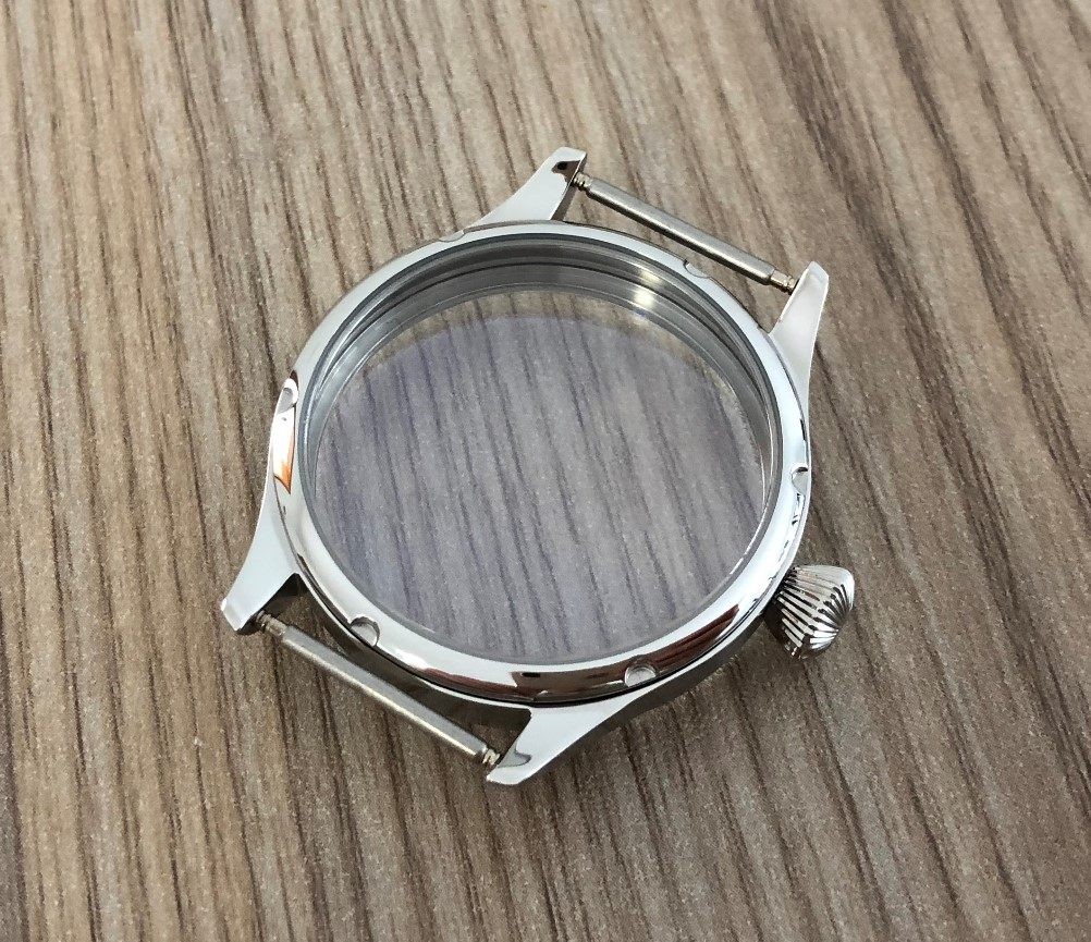 40mm Stainless Steel Case Sapphire Glass For ETA6497/6498 ST3600/3621 Movement