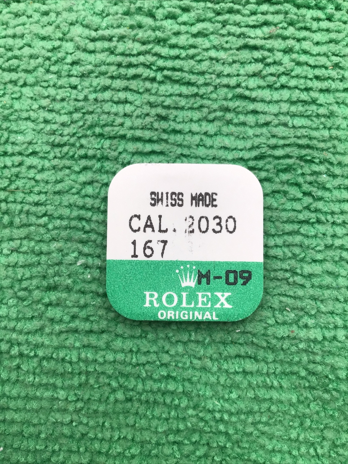 Rolex Cal. 2030 167 Bridle Screw Genuine Swiss Watch Part, NOS (1 Screw)