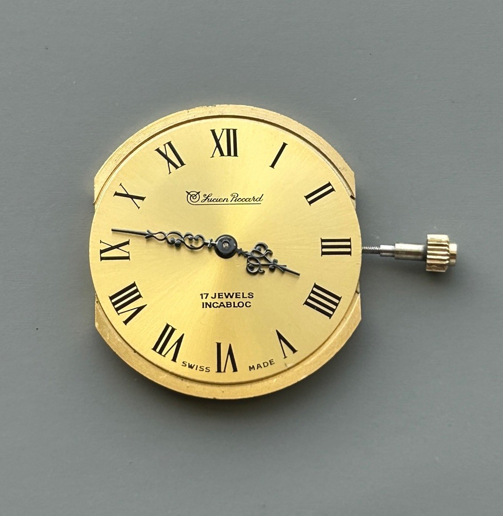 Lucien Piccard 17Jeweles Manual Wind Swiss Watch Movement Cal. P7001 Working