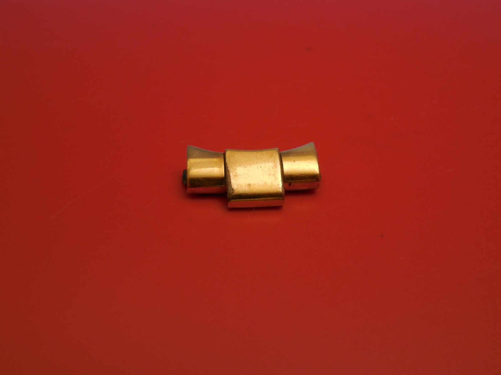 1 ROLEX 18K GOLD ELECTROPLATED 19MM 457 END FOR 78351 OYSTER BAND BRACELET STRAP