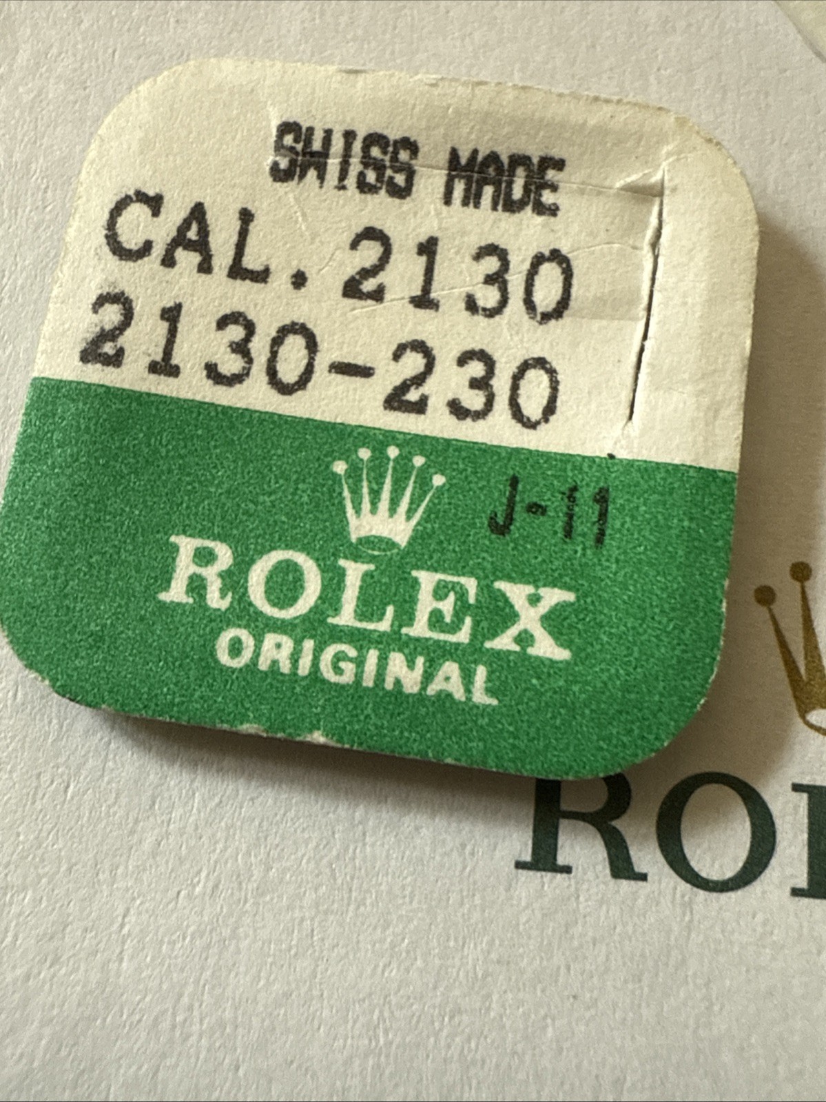 GENUINE Rolex 2130 230 Jumper For Setting Lever New, Price For One Pc