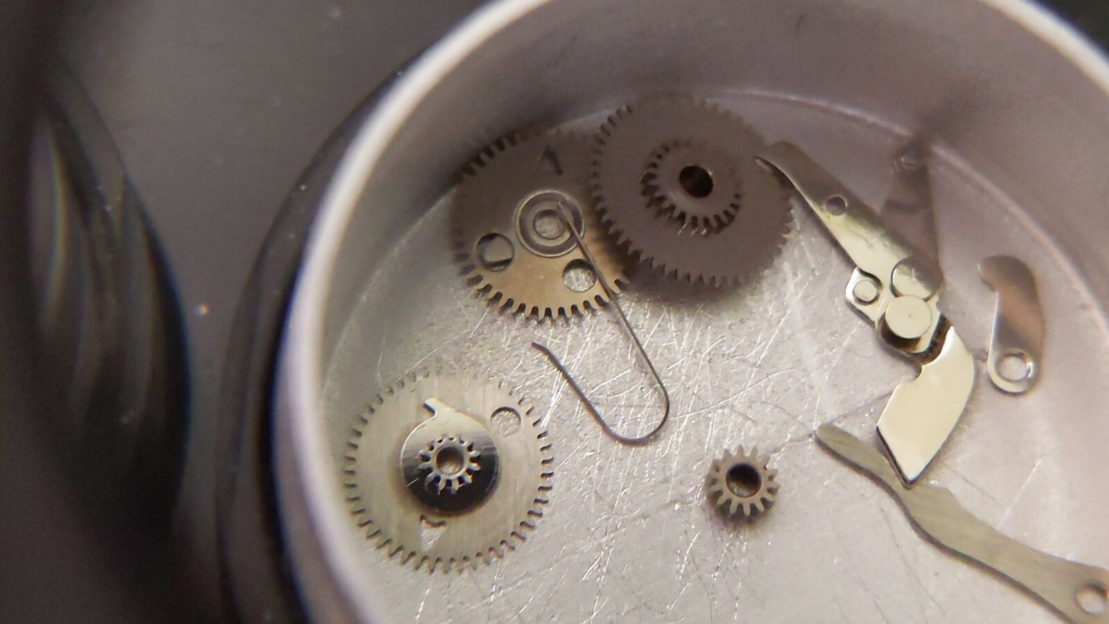 LOT OF WATCH PARTS: Lecoultre K 866 WATCH PARTS. great condition, pre-o (Yoke fo