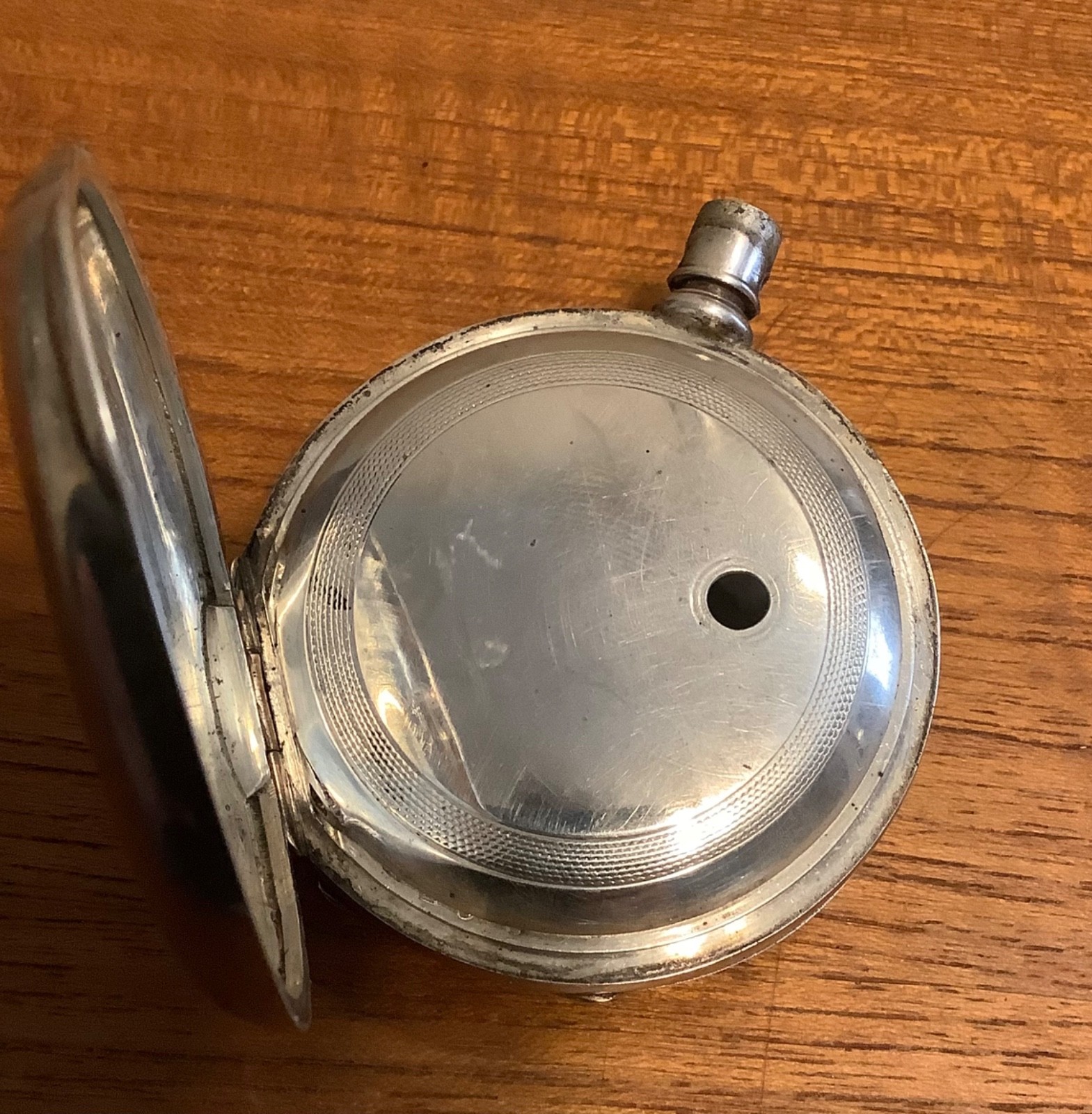 Fahys Coin Silver Engraved Pocket Watch Case 16s Full Hunter Key Wind Cuvette