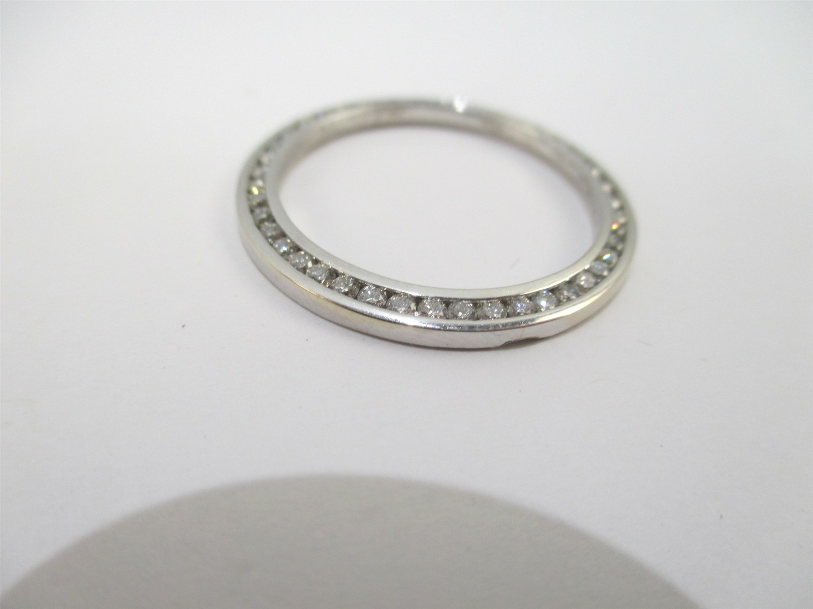 Aftermarket 14k White Gold & 1.0 Ct TCW Diamonds Bezel For Datejust 26.75mm
