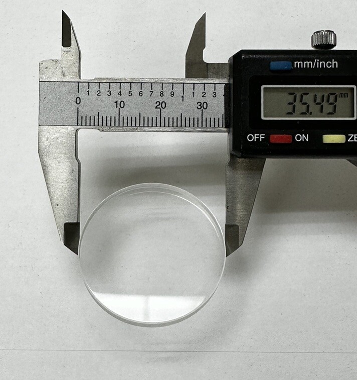Generic 35.5 X 4.0mm Mineral Glass Crystal For Invicta 18907 Master Of The Ocean