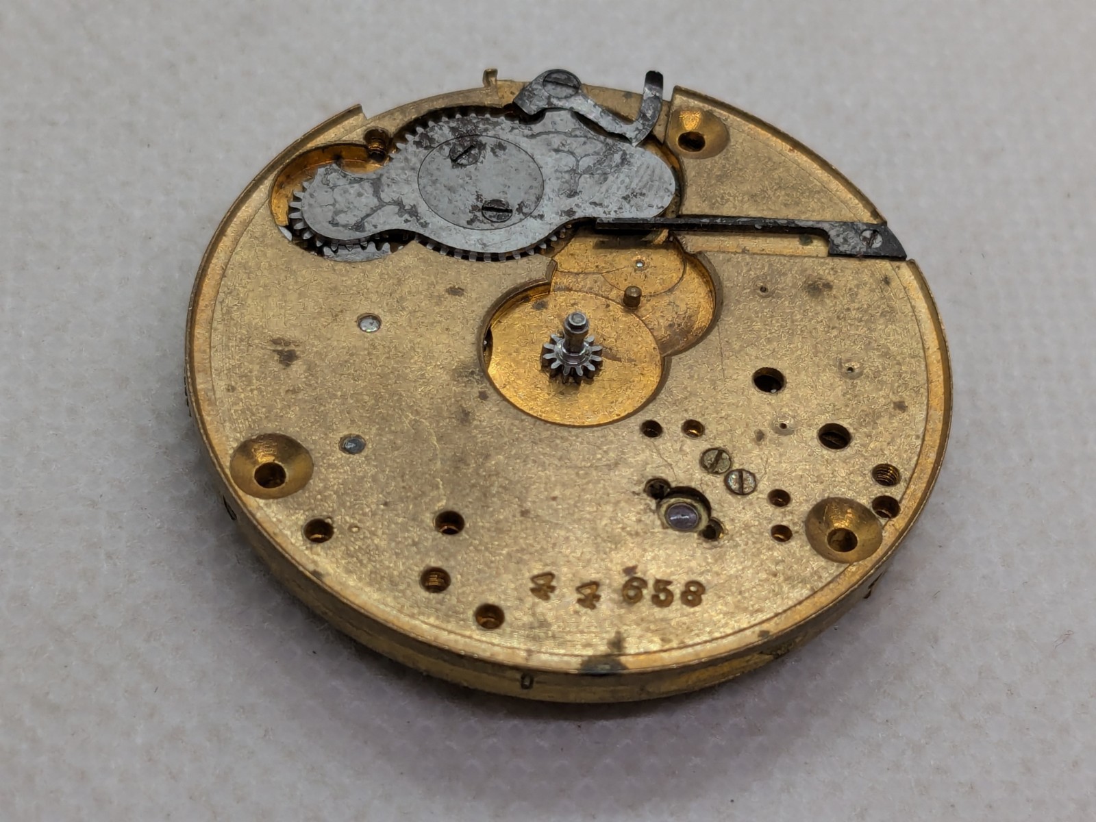 American Waltham Watch Co. 35 mm Pocket Watch Mechanical Movement Part 3044658