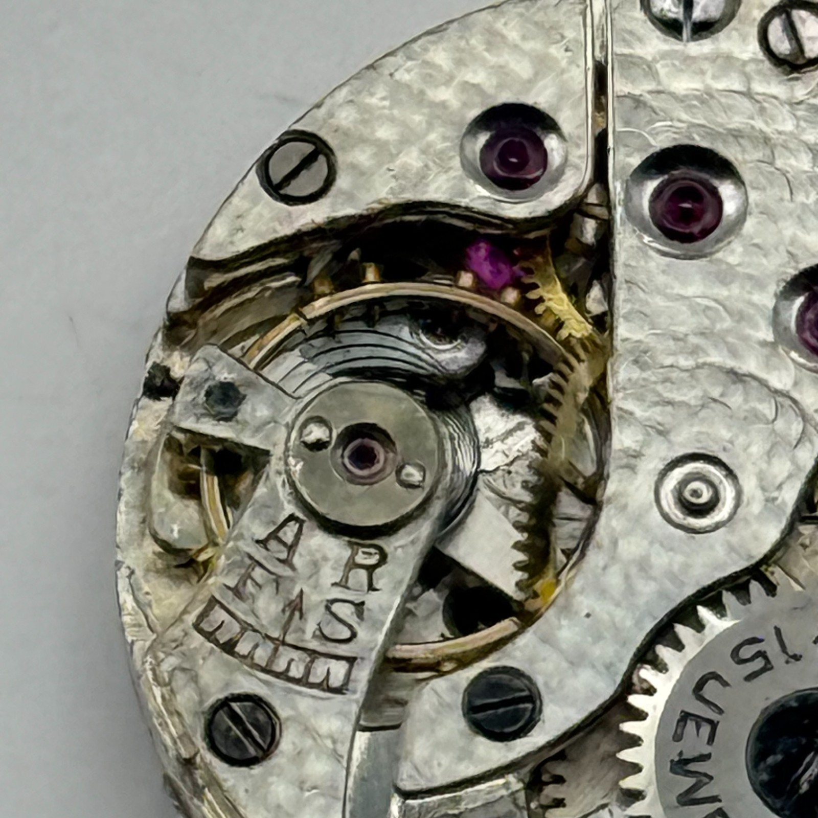 Unicorn Watch Movement Swiss 15 Jewels Small Manual Wind Parts 19.6mm