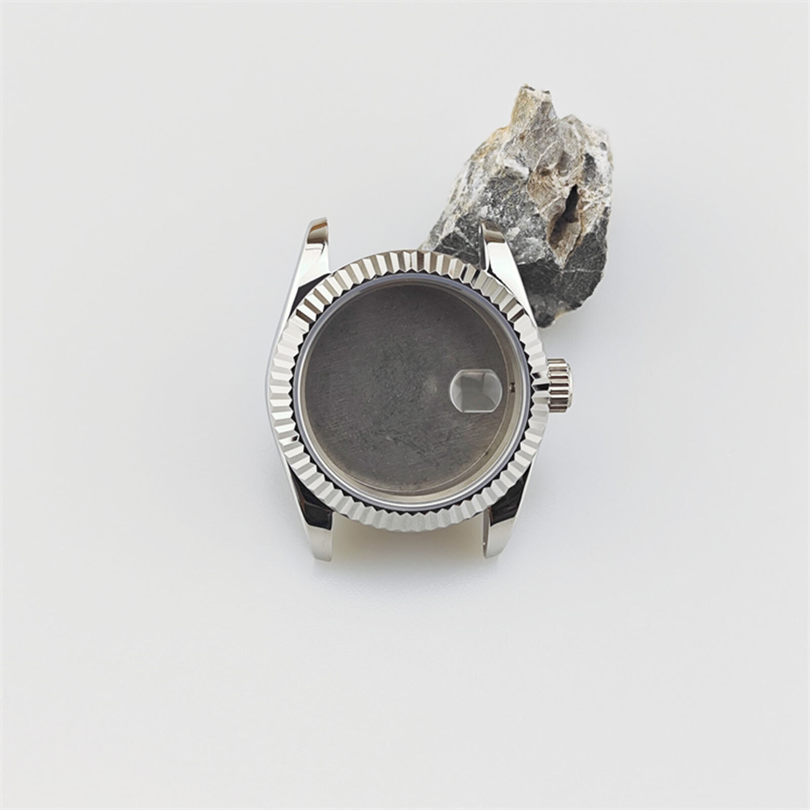 31MM Stainless Steel Sapphire Glass Watch Case for NH05 NH06 Movement Modified