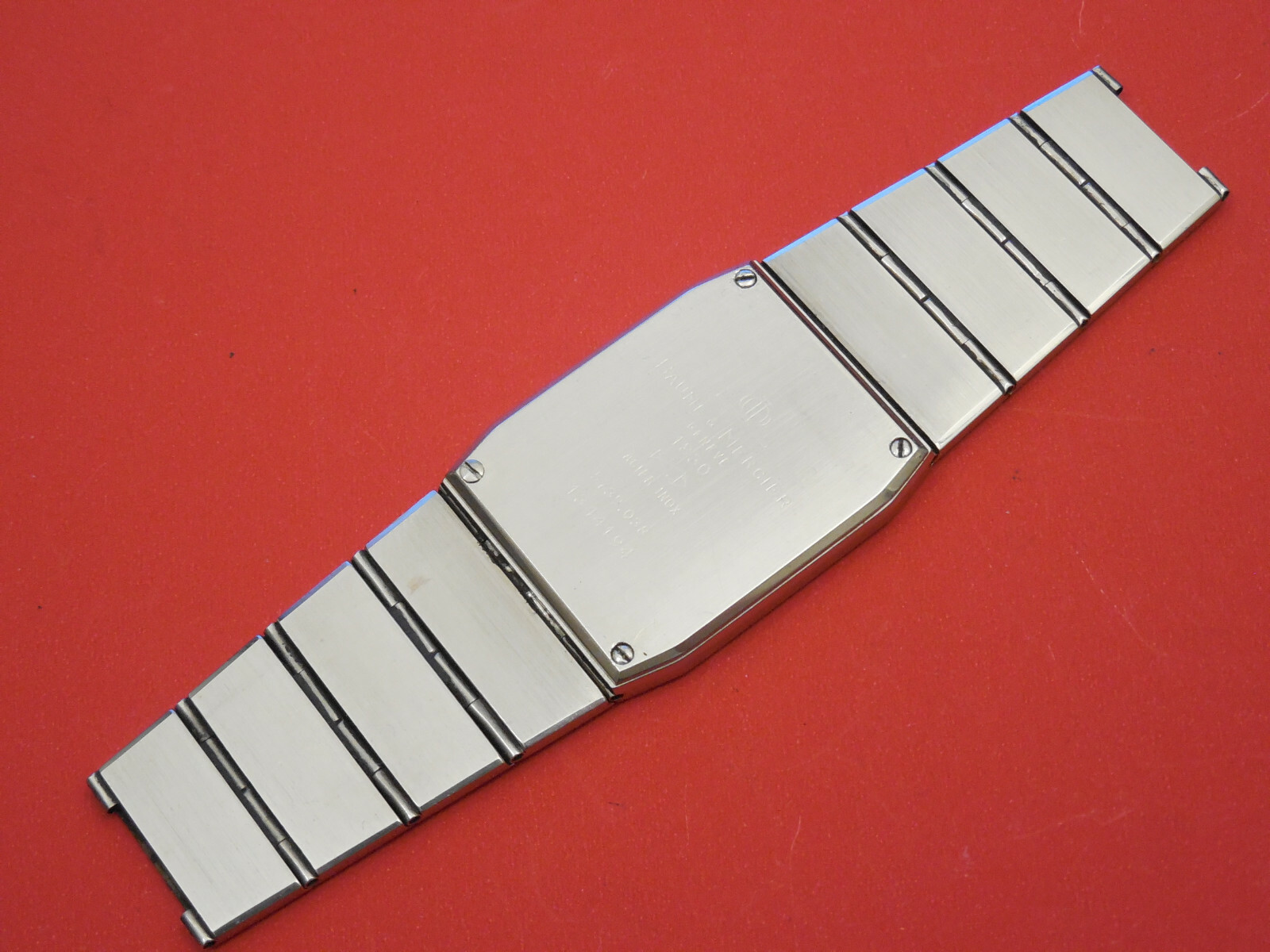 BAUME MERCIER 18K / STEEL INTEGRATED 25MM INTEGRAL WATCH CASE AND BAND PART