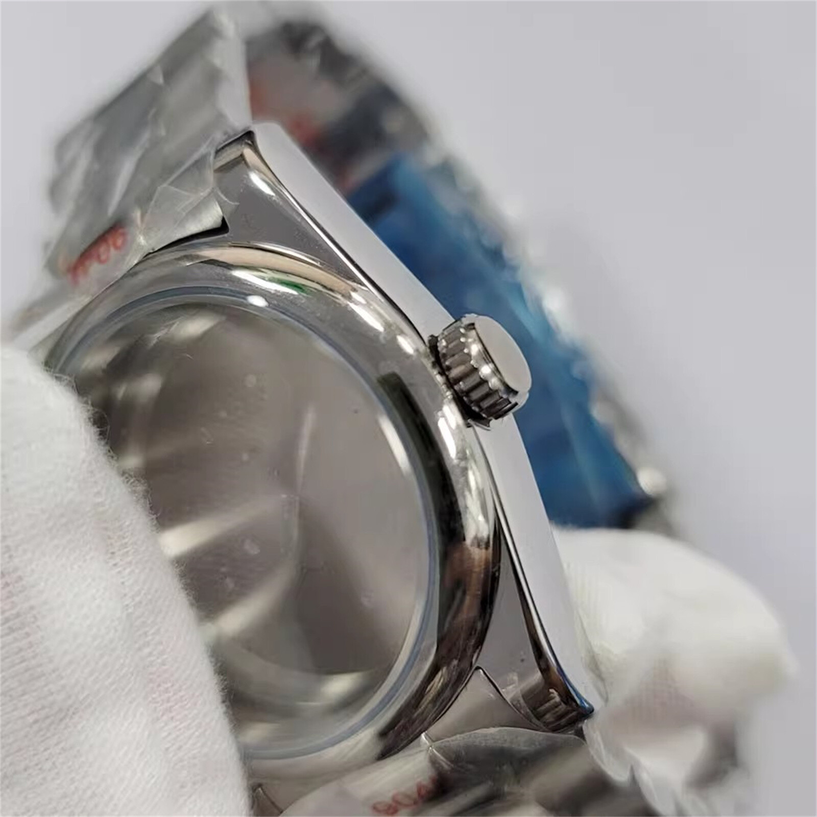 ​36/39MM Modified Steel Watch Case + Sapphire Glass Watchband for NH35/36/4R/7S
