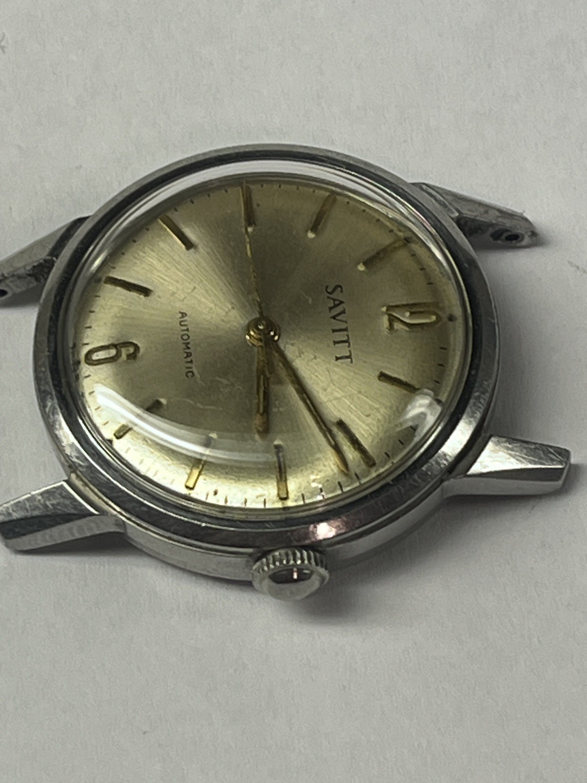 Vintage Savitt 17J Automatic Wristwatch Eta 2451 Movement Runs