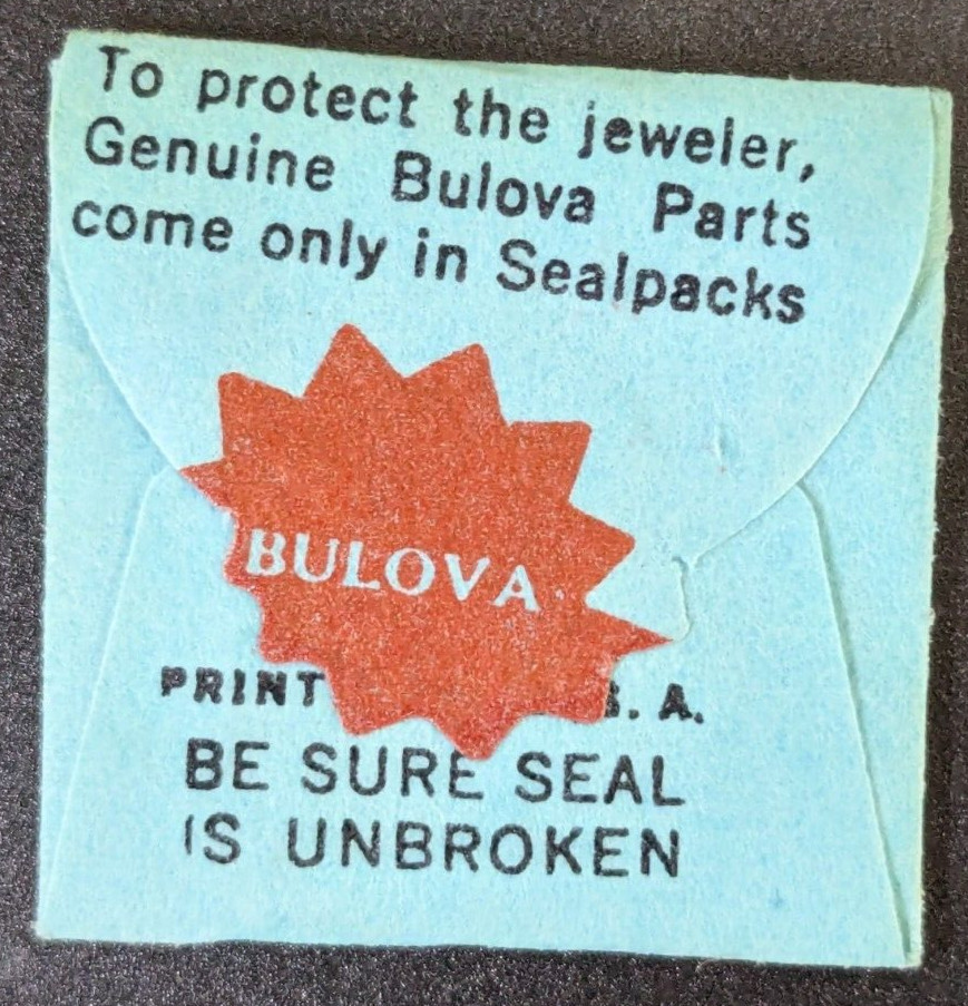 NOS Genuine Bulova 7AK GM 17 Watch Pair of Min/Hr Hands #63/64 Gold Tone Modern