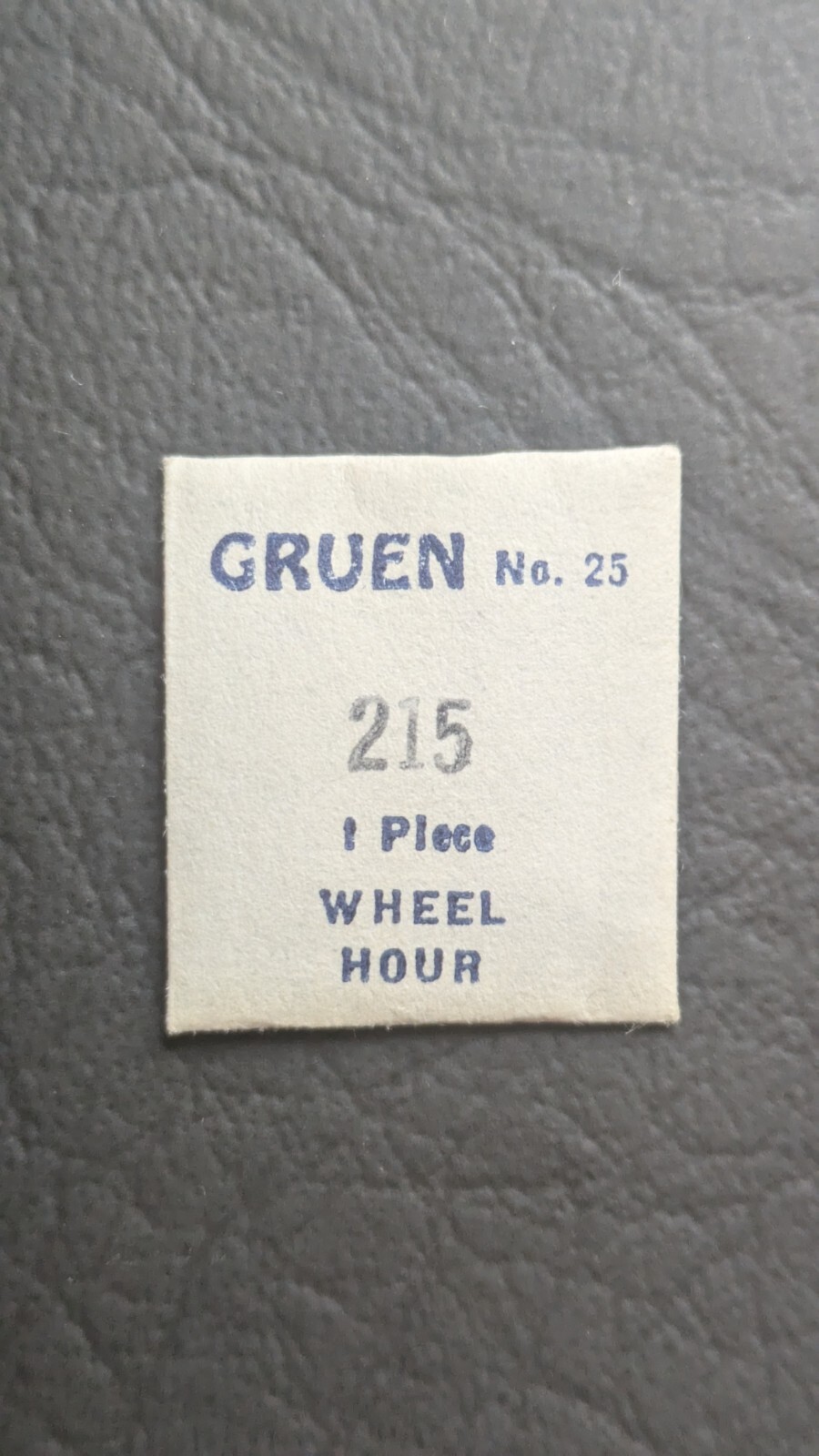 Genuine GRUEN 215 – HOUR WHEEL #25