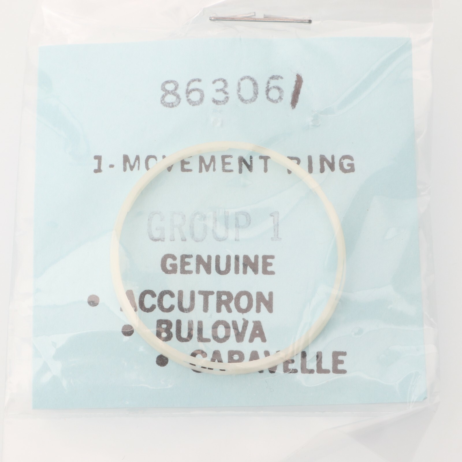NOS Genuine Bulova Movement Ring Watch Part 863061 Watchmakers (C5D12)
