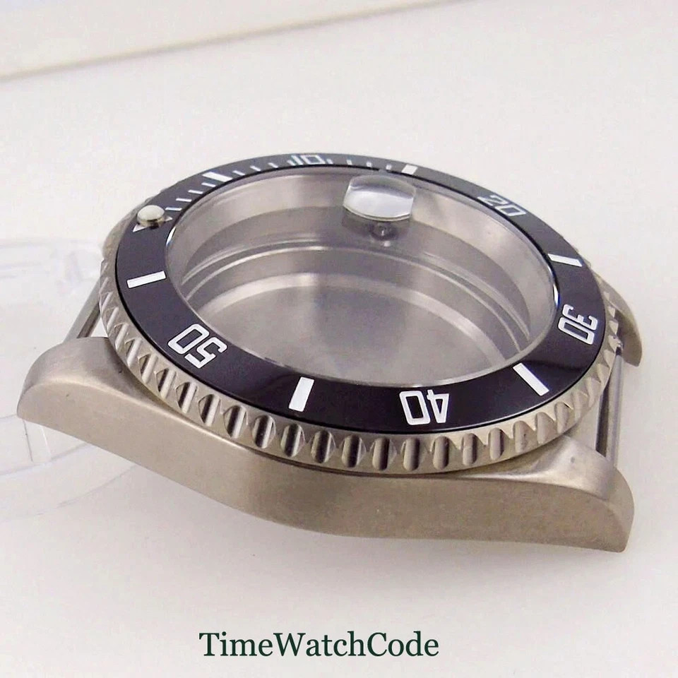 Titanium Watch Case 40mm 200m Waterproof Fit NH35 NH36 ETA2824 PT5000 Movement