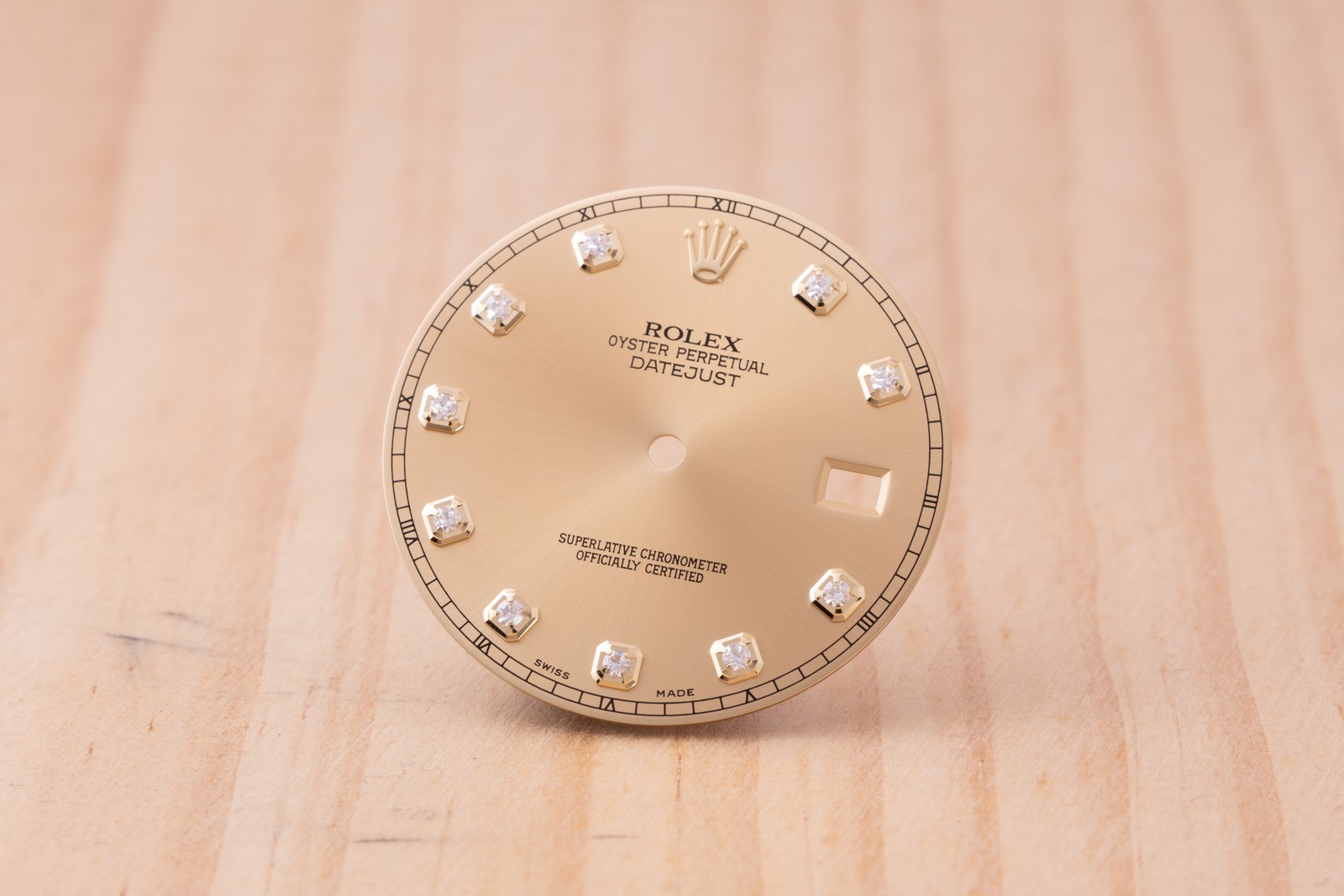 Rolex Datejust II Champagne Diamond Dial for model 116333 FCD30158