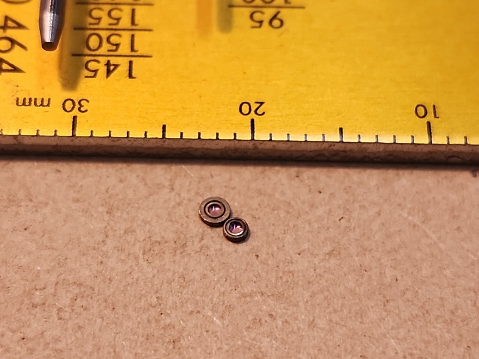 Set Of NOS Elgin 8/0 Cock & Foot Cap Jewels Parts Spares Repairs