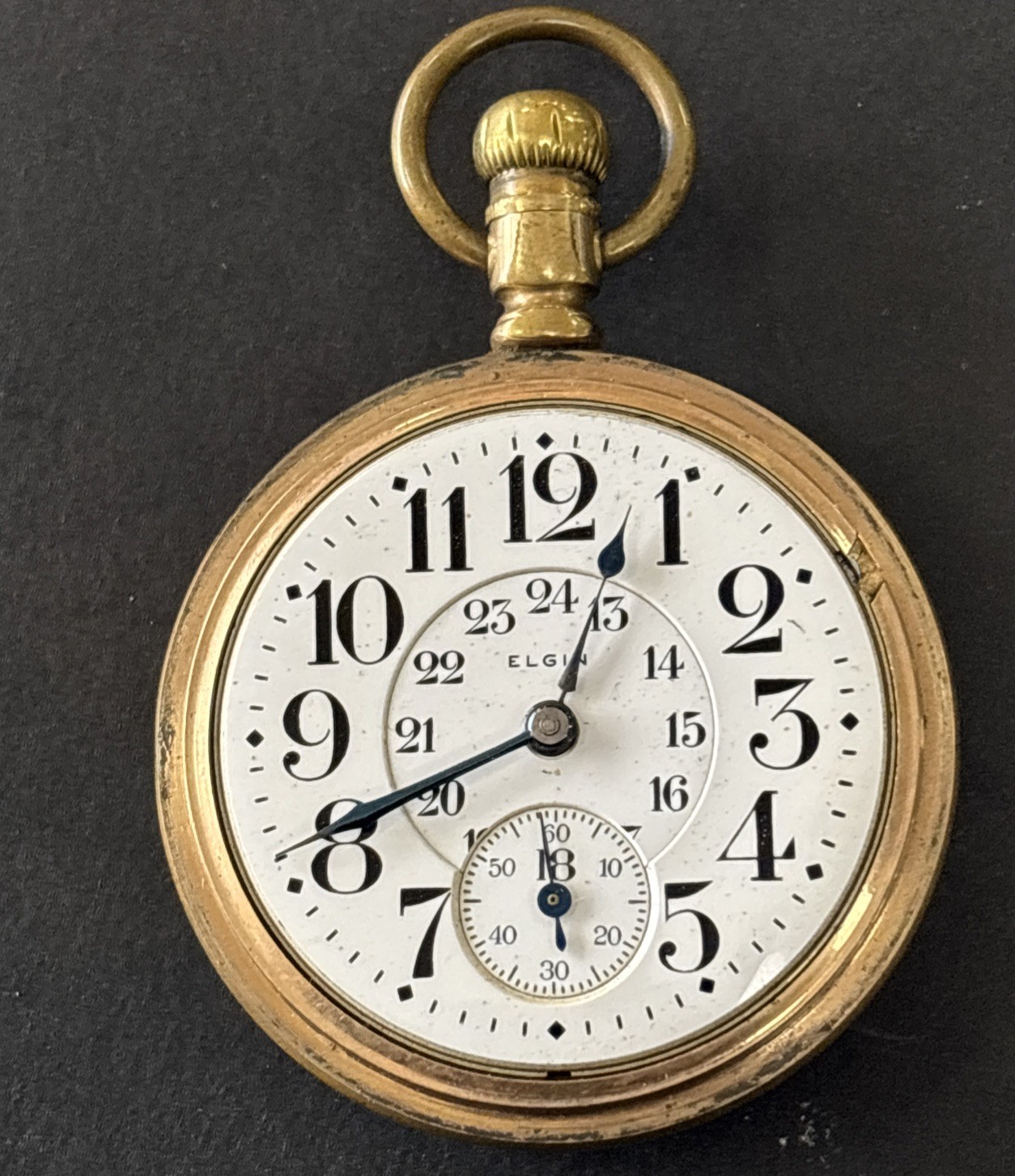Elgin Watch Co. 21 Jewel Pocket Watch Grade 239 Veritas Model 8 Size 18 Working