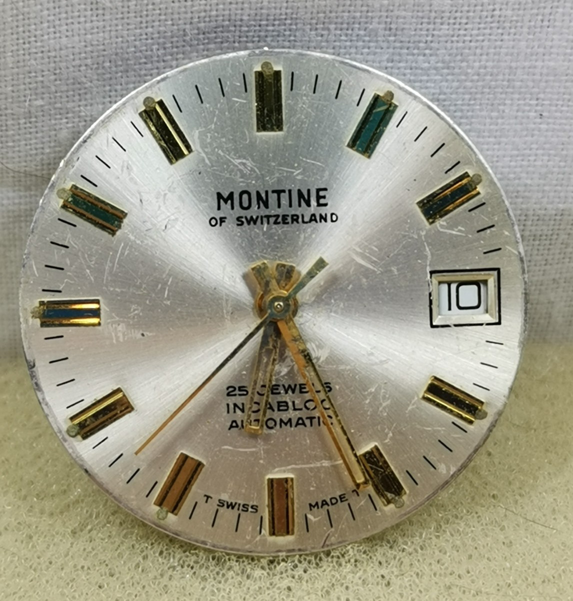 Montine Automatic 25J Cal. AS 2063 Swiss Wristwatch Movement Repair/Parts