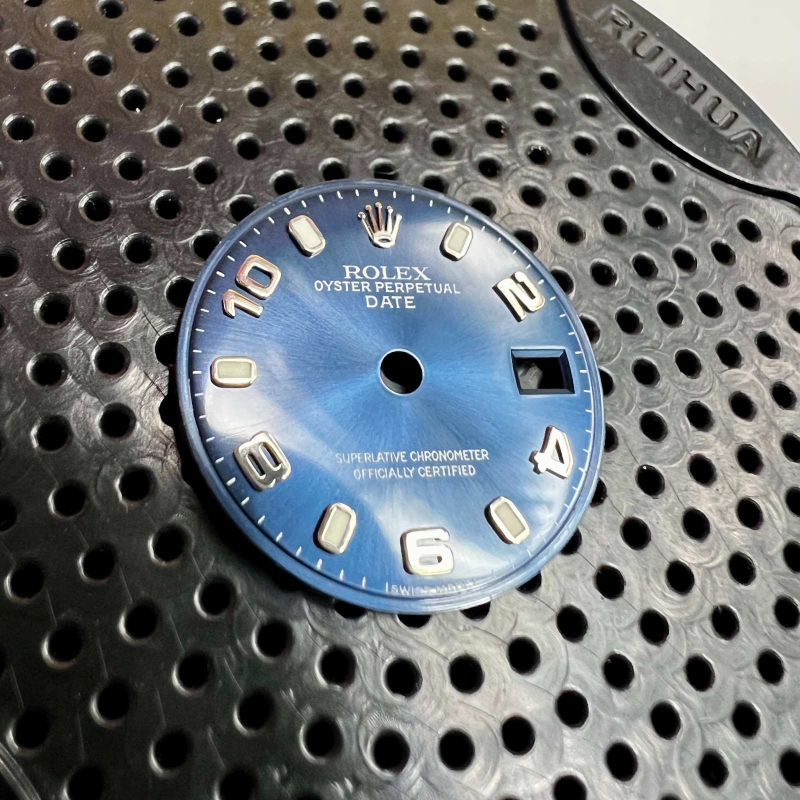 Collectible Genuine Rolex Date 26 Navy Blue Dial with Arabic & Luminova Markers
