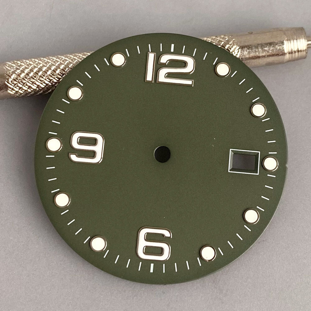 Stainless Steel 41mm for Conkas Men Watch Case fit NH35 Sapphire 32.4mm Dial Set
