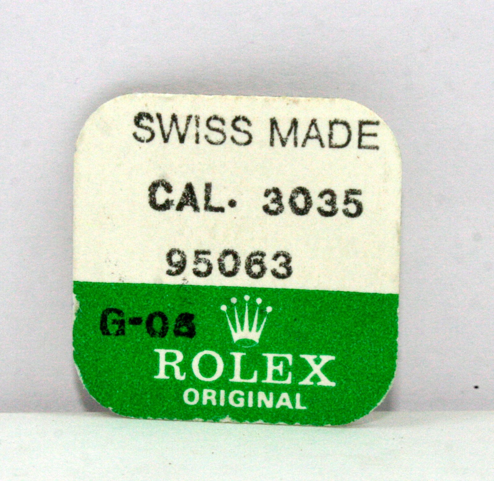 ROLEX CAL 3035 Spare Part# 95063 Upper Oscillating Combined In-Setting. NOS