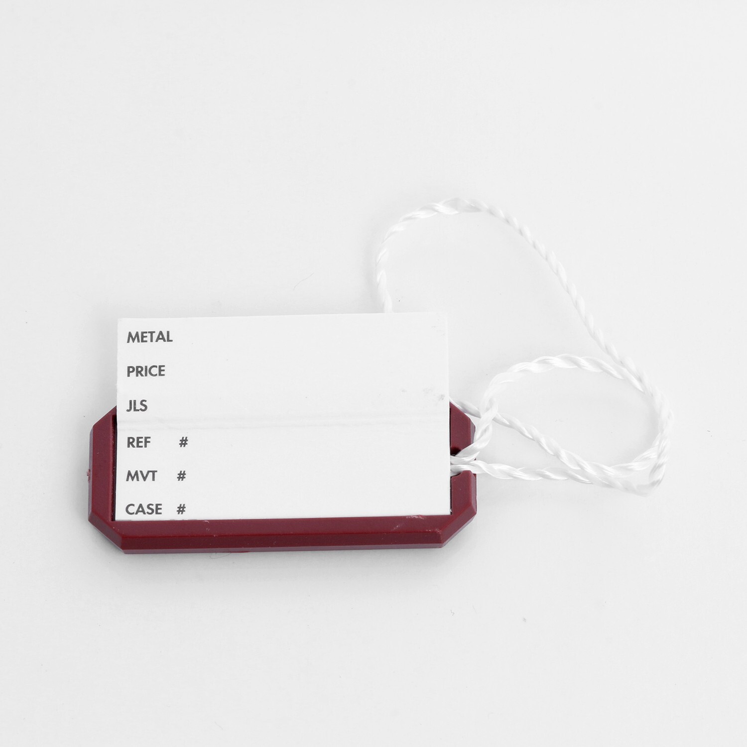 Patek Philippe Vintage Burgundy Genuine Blank Hangtag 96028