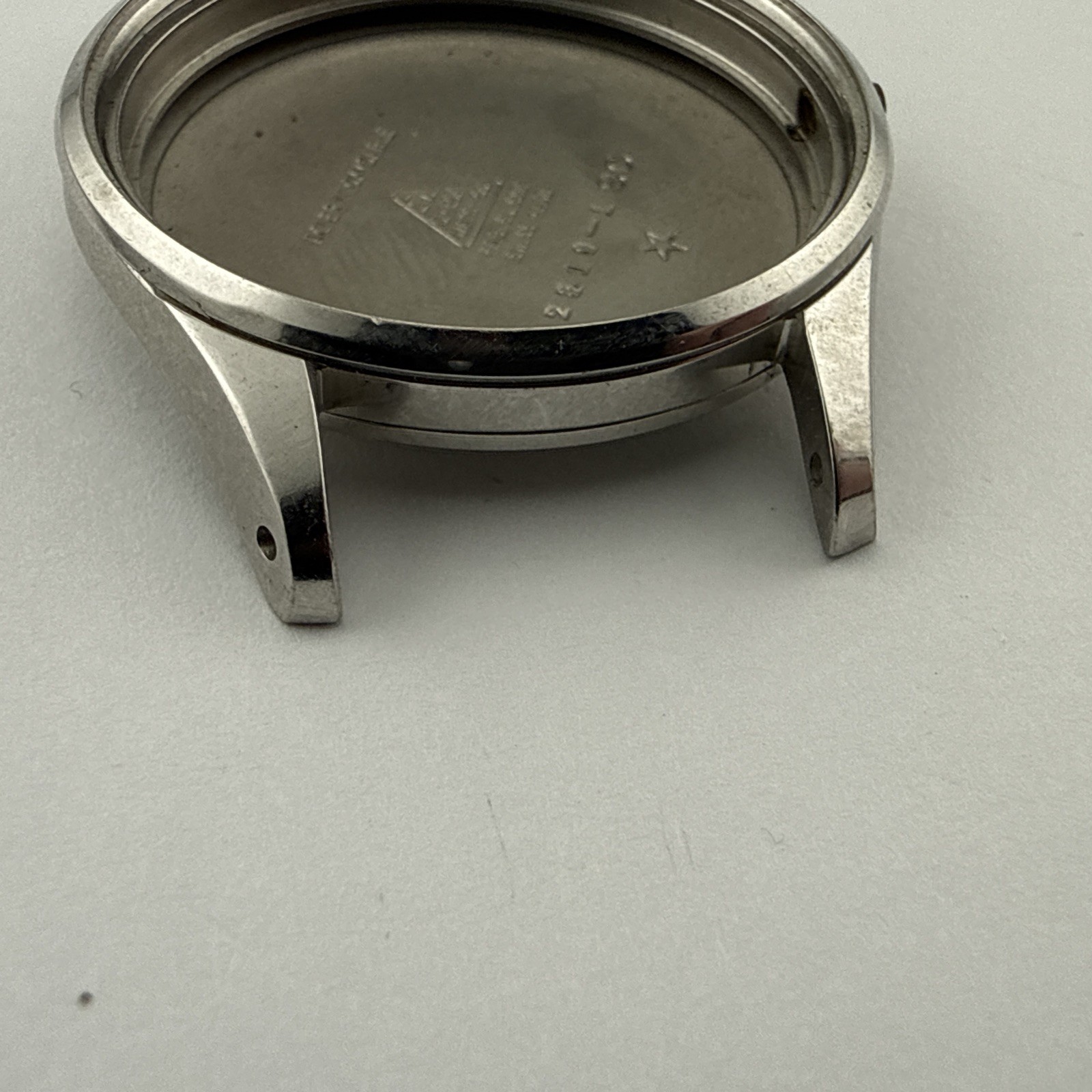 Omega Vintage Stainless Steel 35mm Watch Case Complete! Ref: 2810-1 SC