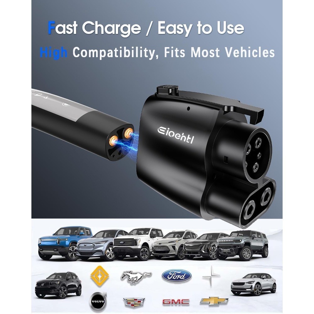 NACS to CCS1 Adapter Super Fast Charger 500A 1000V Compatible with