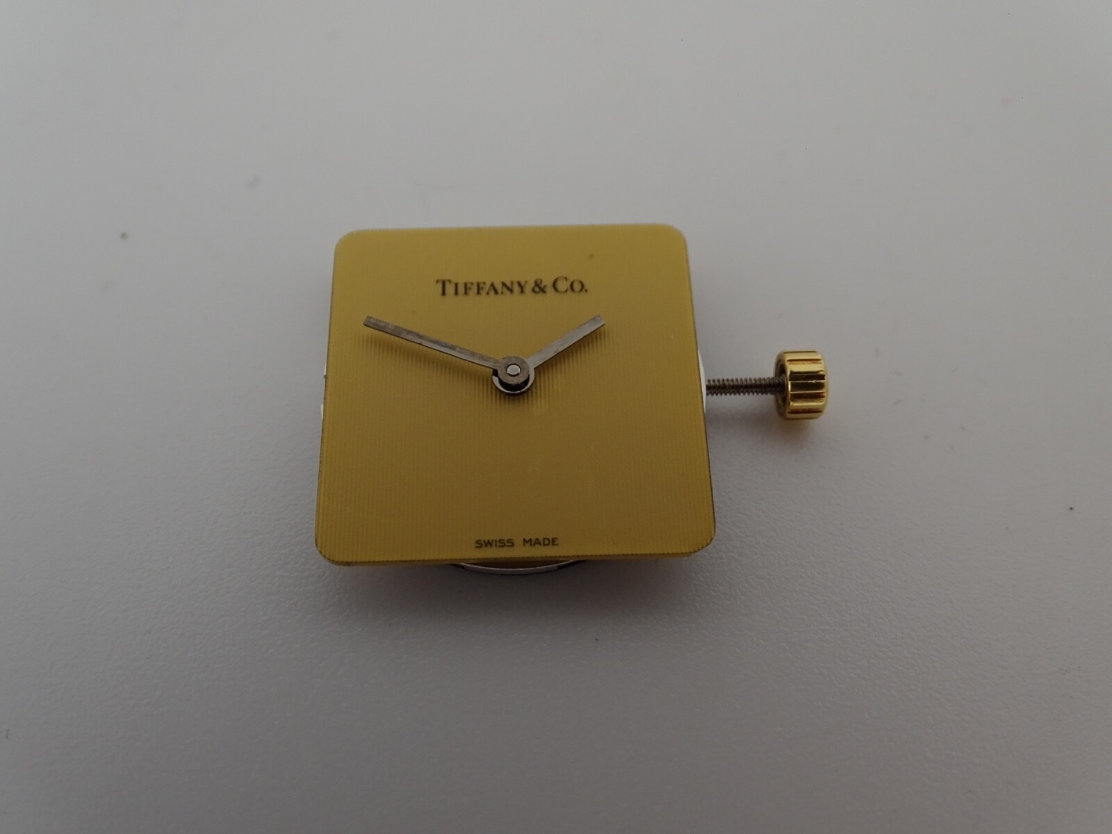 Tiffany Complete Movement, Dial, Hands, Crown Quartz Cal 256.041 Running