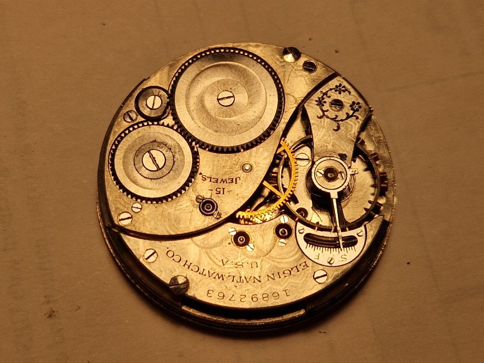 Antique Pocket watch movements American Waltham and Elgin projects