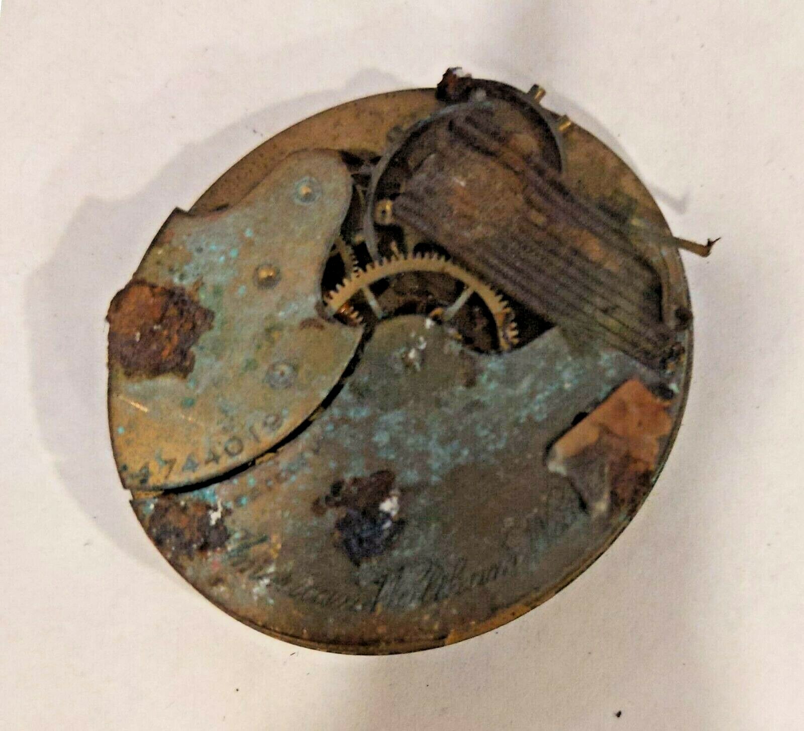 Antique Victorian American Waltham Watch Co 42 mm Pocket Watch Movement #X402