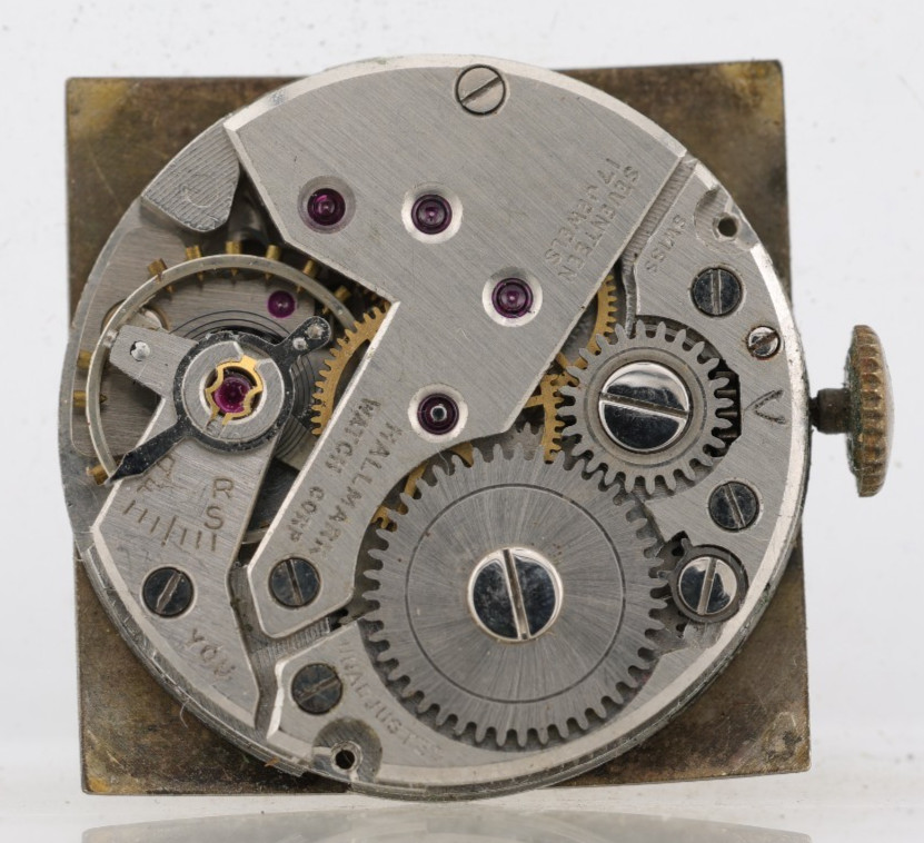 ADMIRAL HALLMARK SWISS 17j WRIST WATCH MOVEMENT, 23.61mm, RUNS (LK)