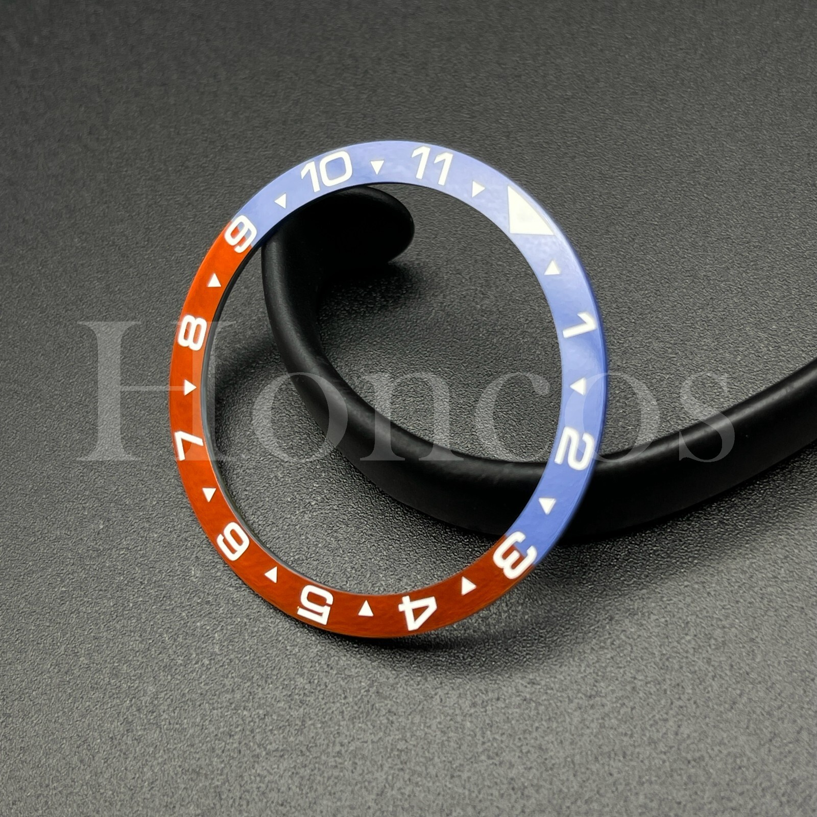 38mm Flat Ceramic Watch Bezel Insert Fits For Seiko SKX007 SKX009 SKX011 Series